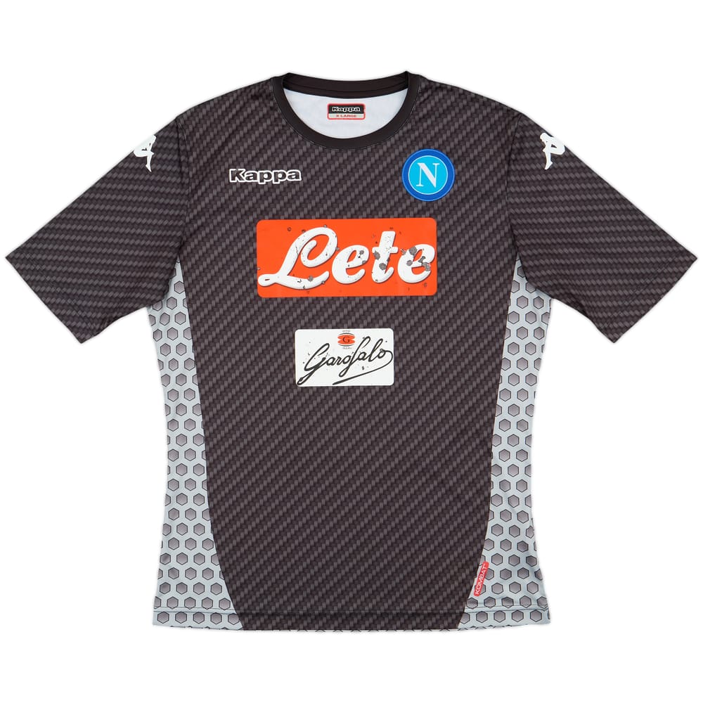 2017-18 Napoli Fourth Shirt - 4/10 - (XL)