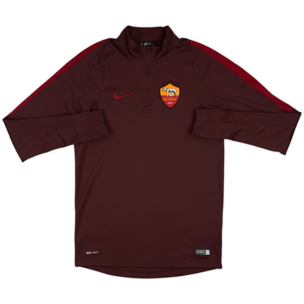 2015-16 Roma Nike 1/4 Zip Drill Top - 8/10 - (S)