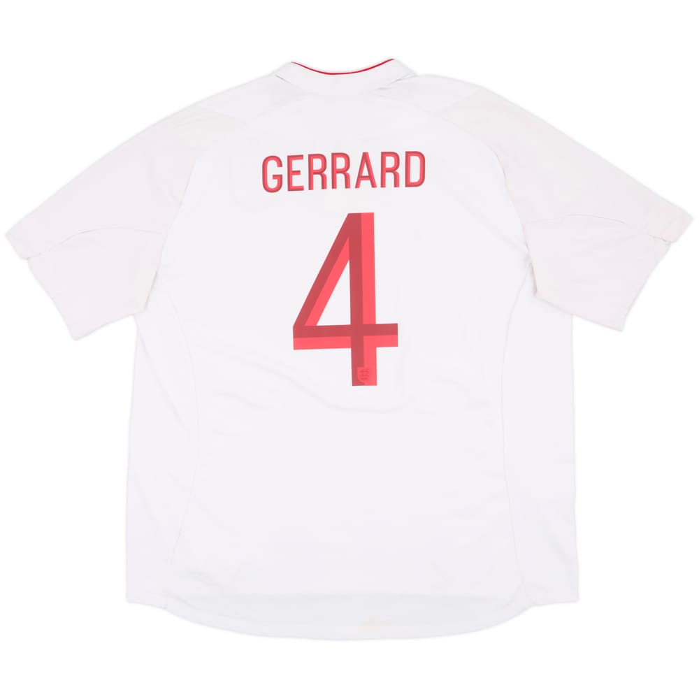 2012-13 England Home Shirt Gerrard #4 - 8/10 - (3XL)