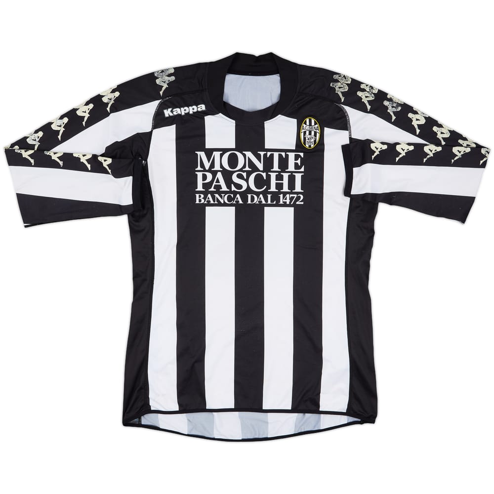 2010-11 AC Siena Home L/S Shirt - 5/10 - (XL)