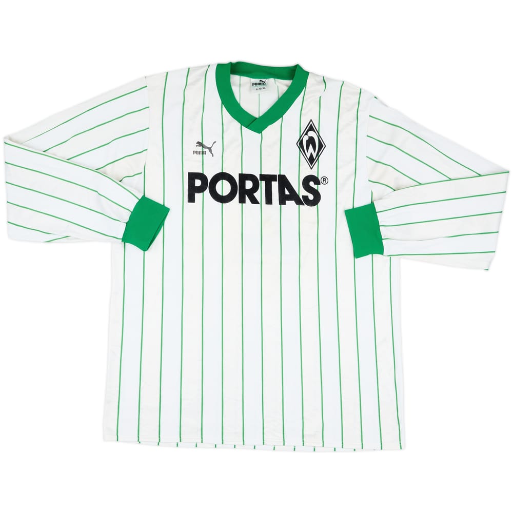 1987-88 Werder Bremen Match Issue Home L/S Shirt #2