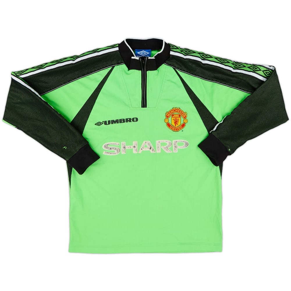 1999-00 Manchester United GK Shirt - 5/10 - (Y)