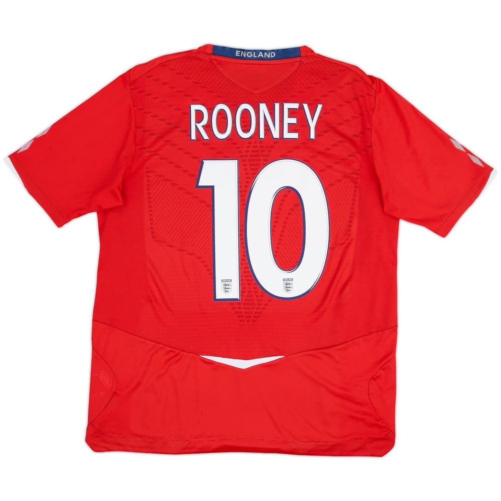 2008-10 England Away Shirt Rooney #10 - 5/10 - (L)