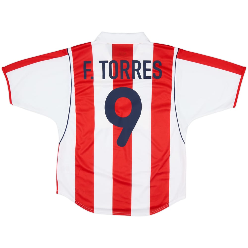 2001-02 Atletico Madrid Home Shirt F.Torres #9 - 9/10 - (M)