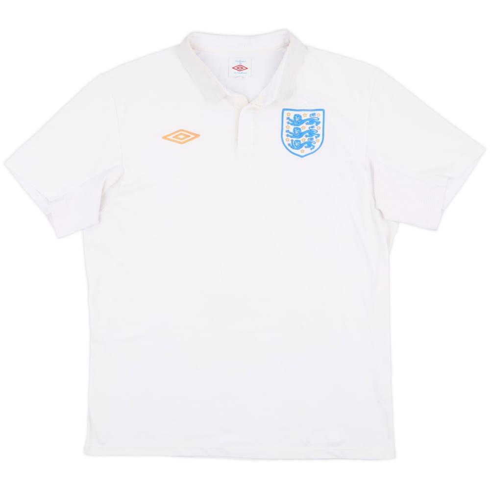2009-10 England Home Shirt - 4/10 - (L)