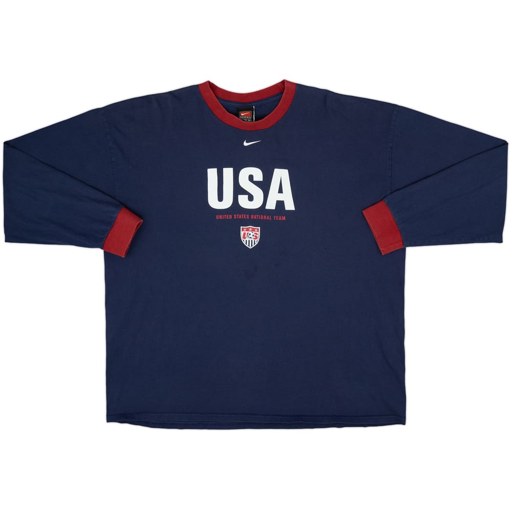 2008-09 USA Nike Graphic L/S Tee Adu #11 - 6/10 - (XL)