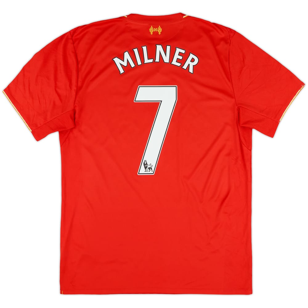 2015-16 Liverpool Home Shirt Milner #7 - 5/10 - (M)