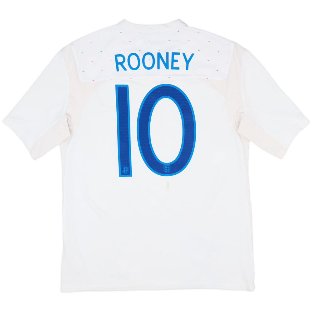 2010-11 England Home Shirt Rooney #10 - 6/10 - (L)