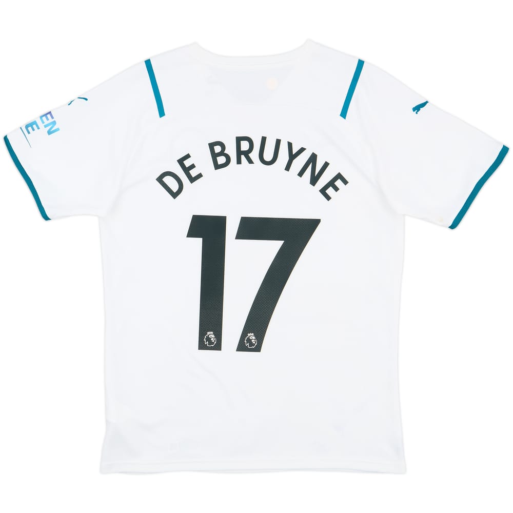 2021-22 Manchester City Away Shirt De Bruyne #17 - 8/10 - (M)