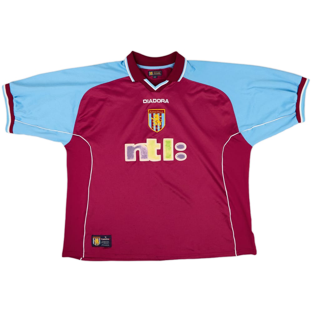 2000-01 Aston Villa Home Shirt - 5/10 - (XXL)