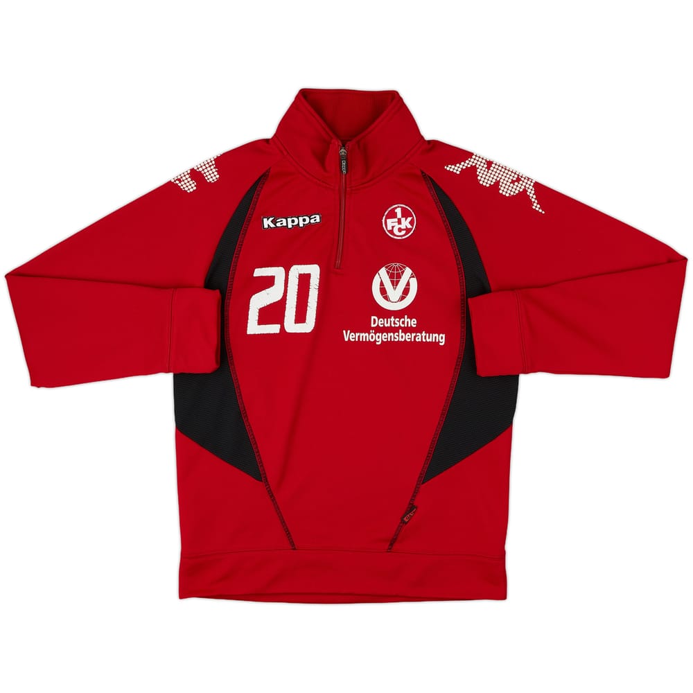 2005-06 Kaiserslautern Player Issue Kappa 1/4 Zip Drill Top #20 - 6/10 - (L)