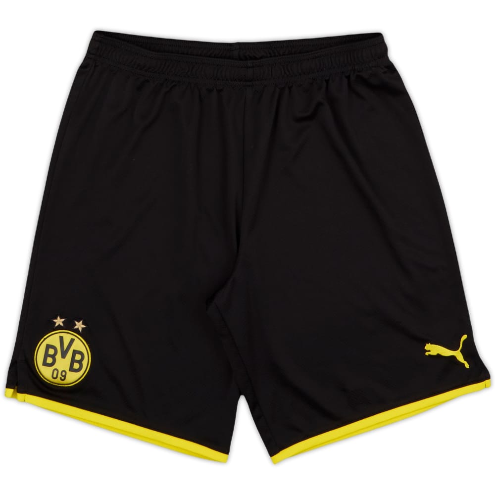 2017-18 Borussia Dortund European Home Shorts - 9/10 - (L)
