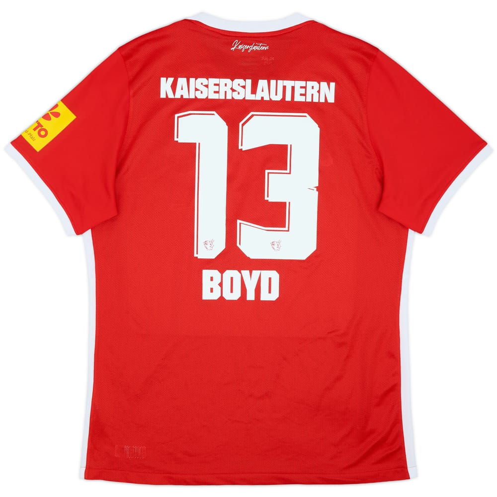 2020-21 Kaiserslautern Home Shirt Boyd #13 - 8/10 - (XL)