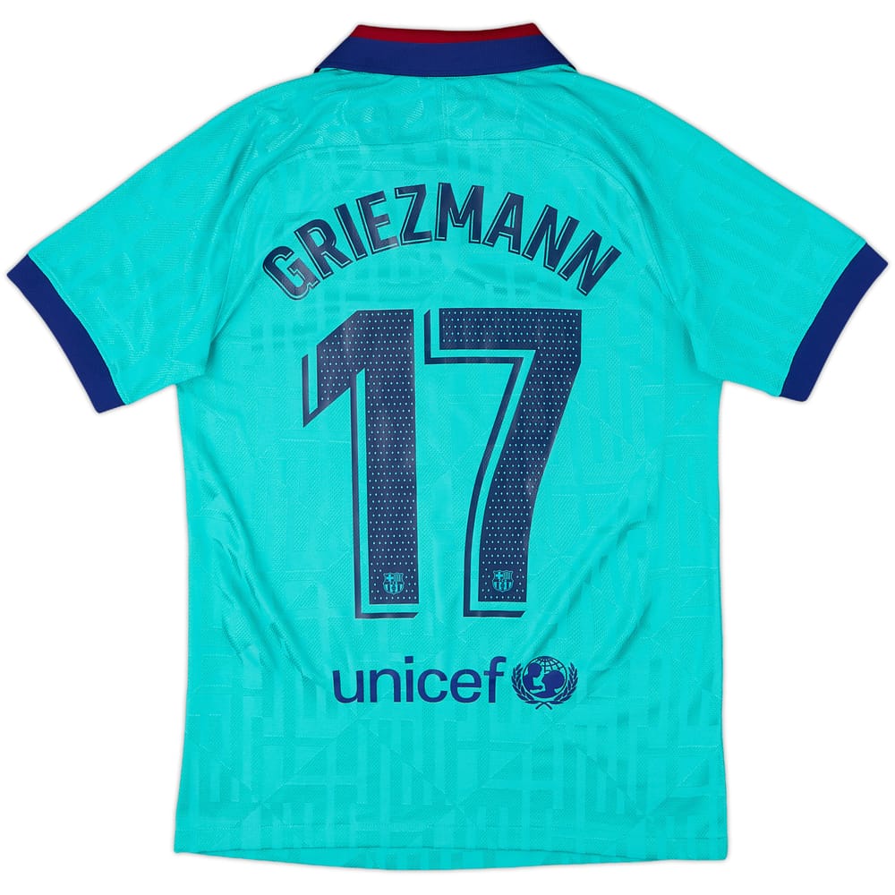 2019-20 Barcelona Authentic Third CL Shirt Griezmann #17 - 8/10 - (S)