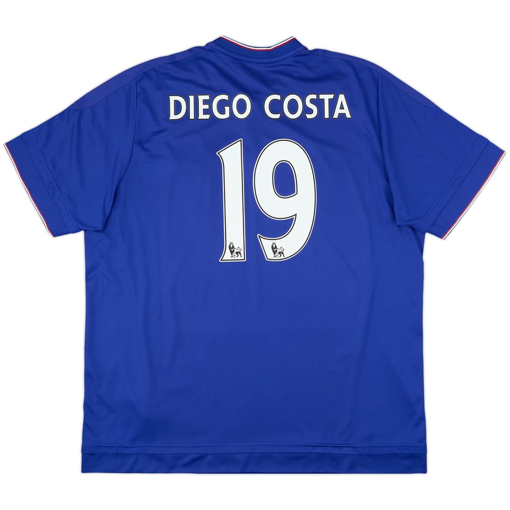 2015-16 Chelsea Home Shirt Diego Costa #19 - 7/10 - (XXL)