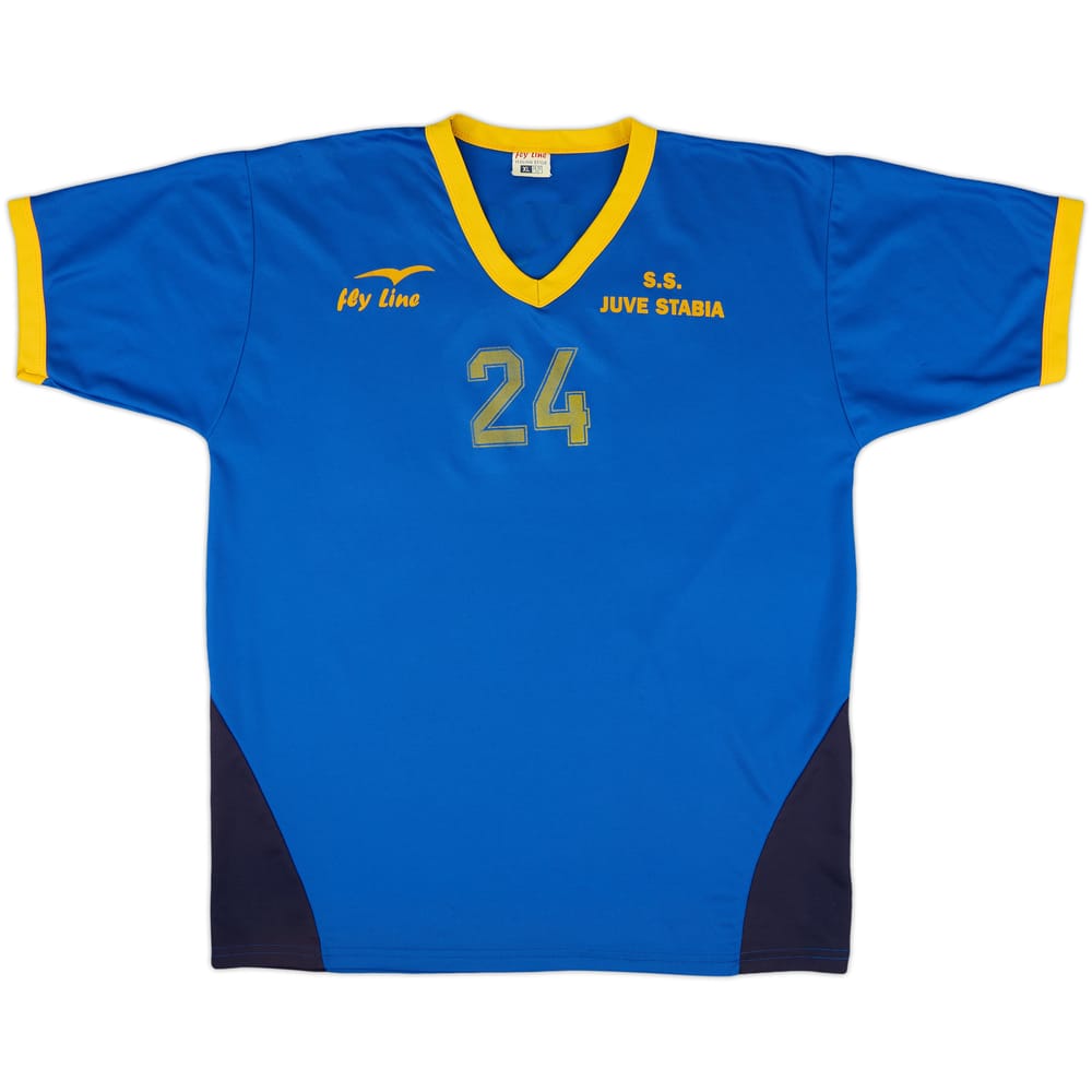 2006-07 Juve Stabia Fly Line Player Issue Training Shirt #24 - 5/10 - (XL)