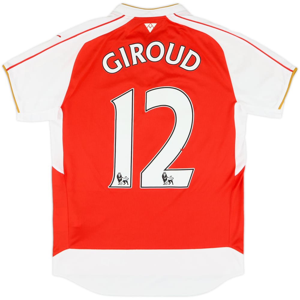 2015-16 Arsenal Home Shirt Giroud #12 - 4/10 - (S)