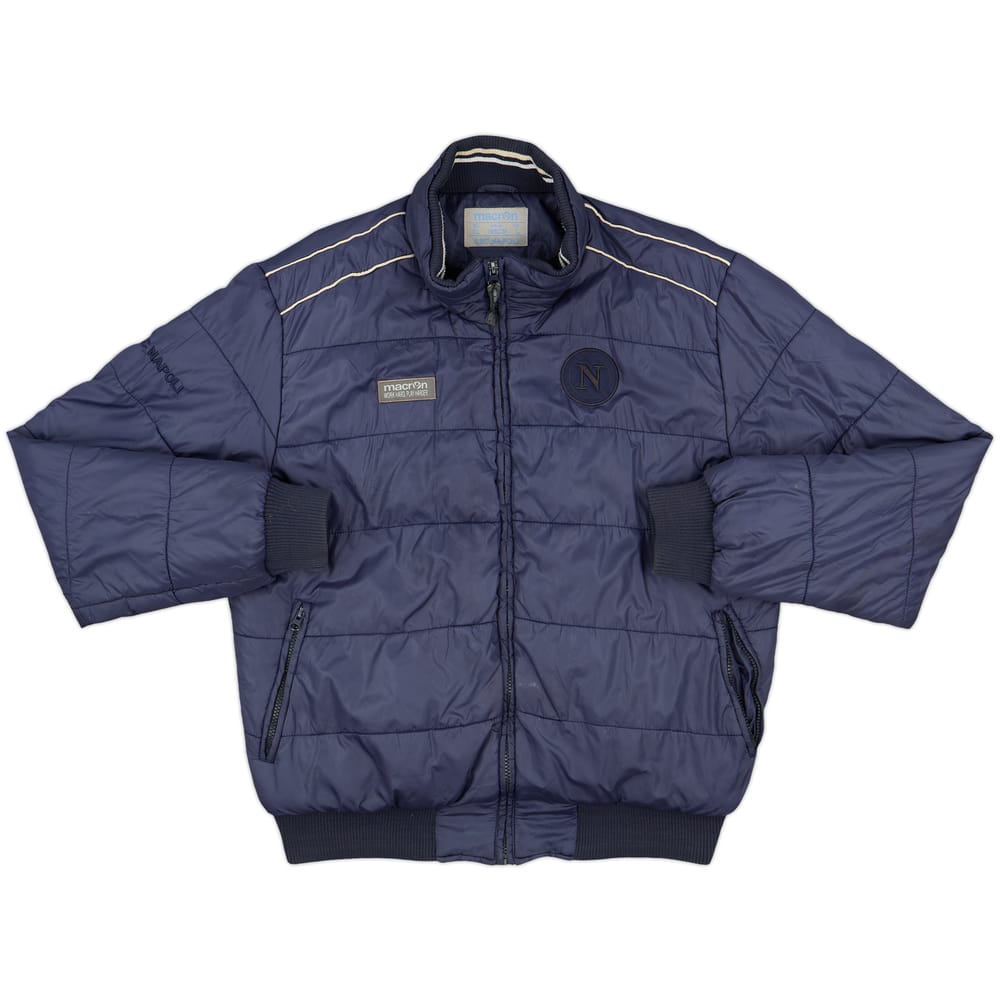 2014-15 Napoli Macron Padded Bench Coat - 8/10 - (XL)