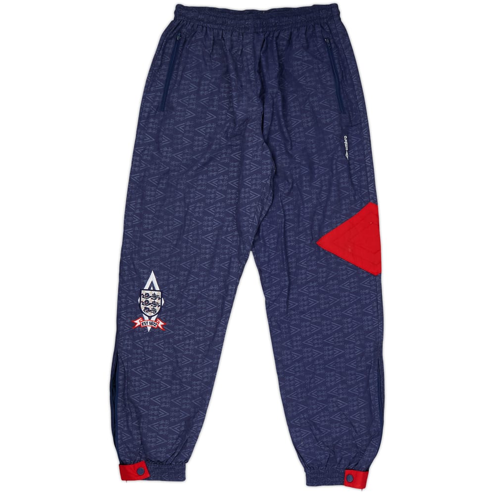 1990-92 England Umbro Track Pants/Bottoms - 6/10 - (L)
