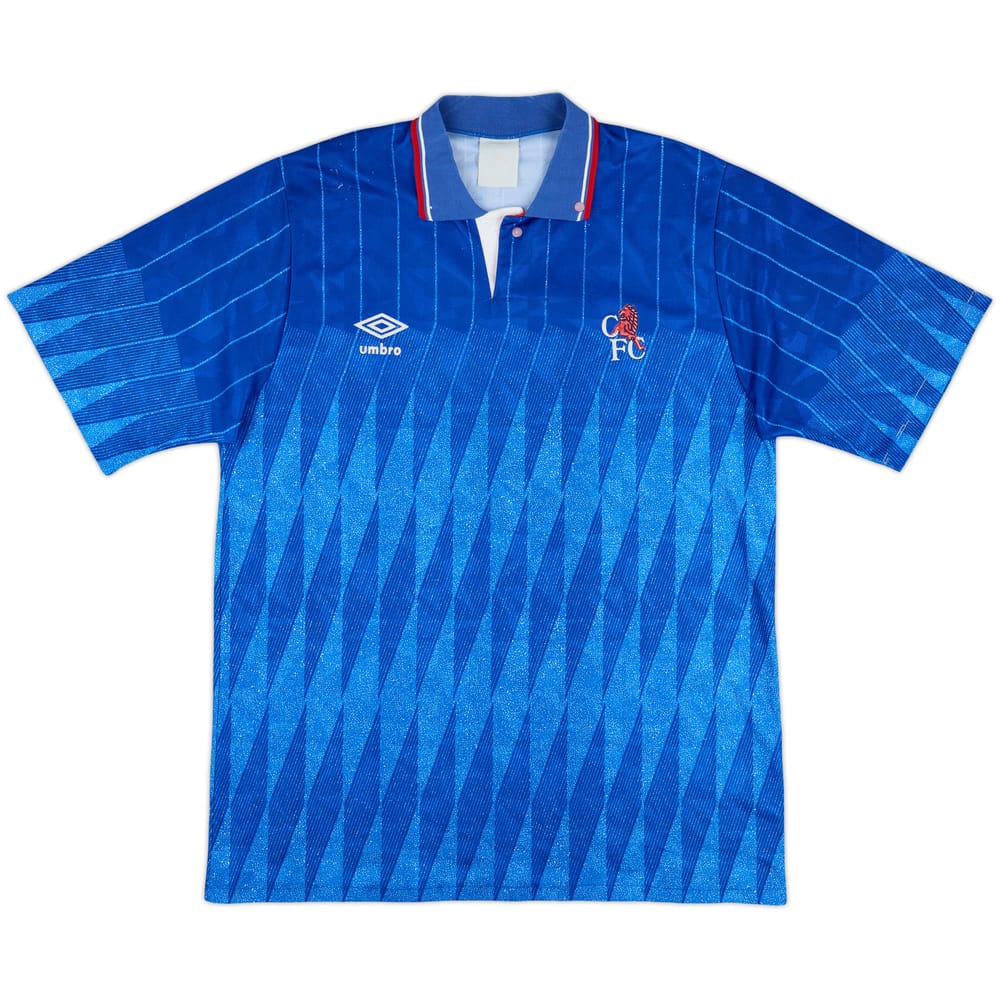 1989-91 Chelsea Home Shirt - 6/10 - (L)