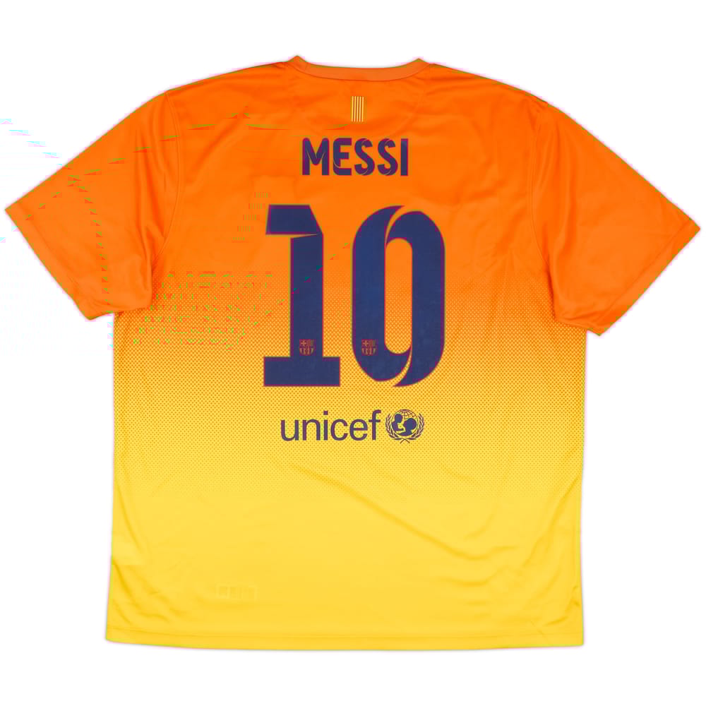 2012-13 Barcelona Basic Away Shirt Messi #10 - 6/10 - (XXL)