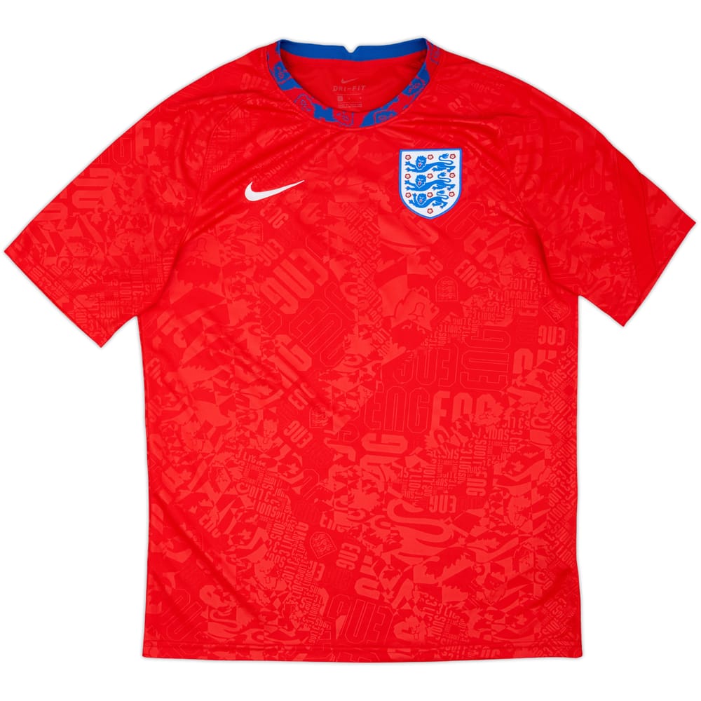 2020-21 England Nike Training Shirt - 9/10 - (L)