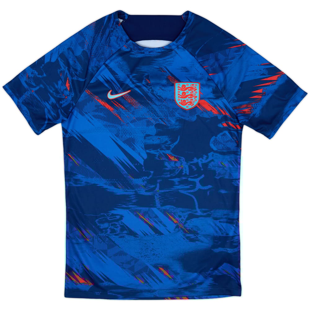 2022 England Nike Pre-Match Shirt - 9/10 - (S)