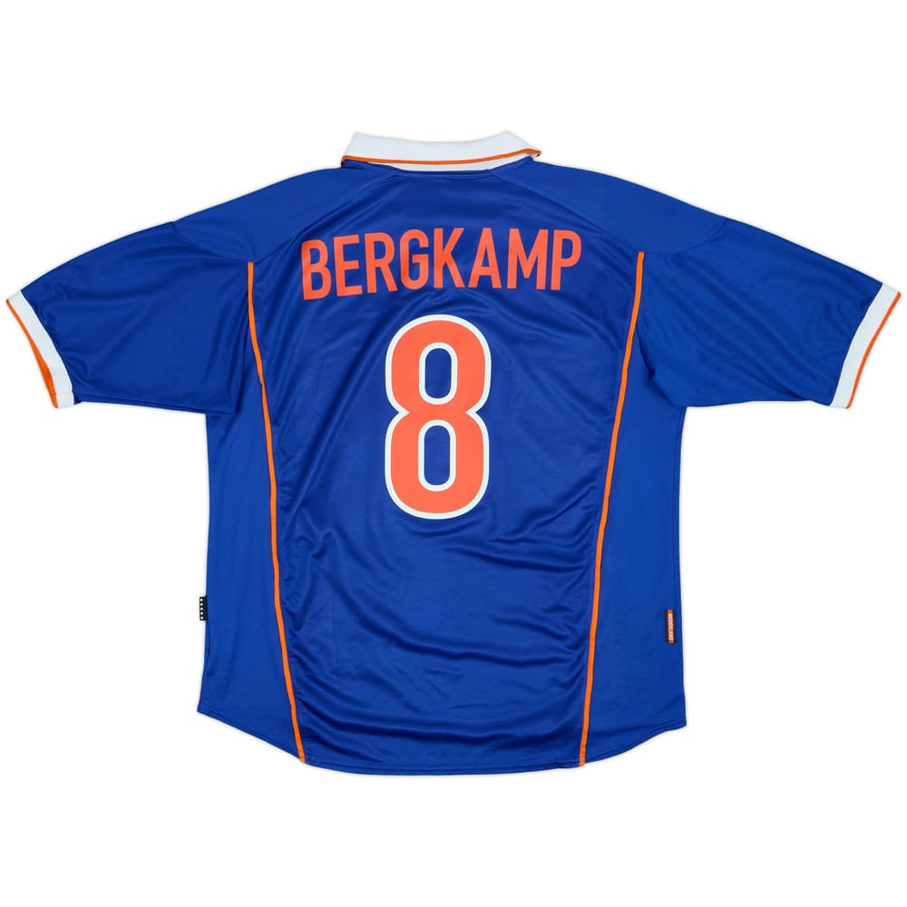 1998-00 Netherlands Away Shirt Bergkamp #8 - 6/10 - (XL)