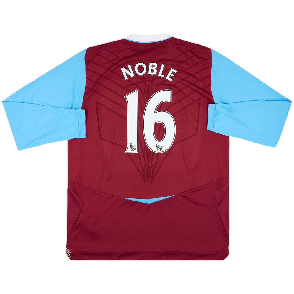 2008-09 West Ham Home L/S Shirt Noble #16 - 8/10 - (XL)