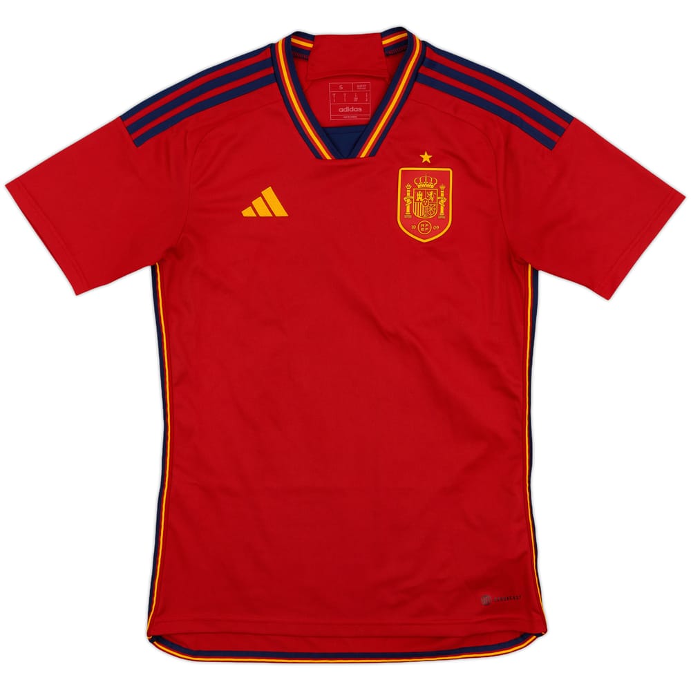2022-23 Spain Home Shirt - 10/10 - (S)
