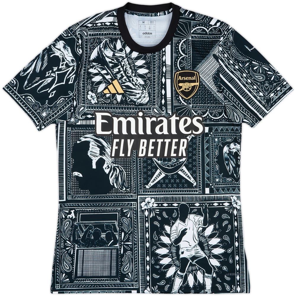 2023-24 Arsenal x Ian Wright adidas Training Shirt - 10/10 - (M)