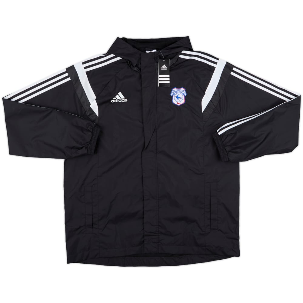 2015-16 Cardiff City adidas Hooded Rain Jacket (XL)