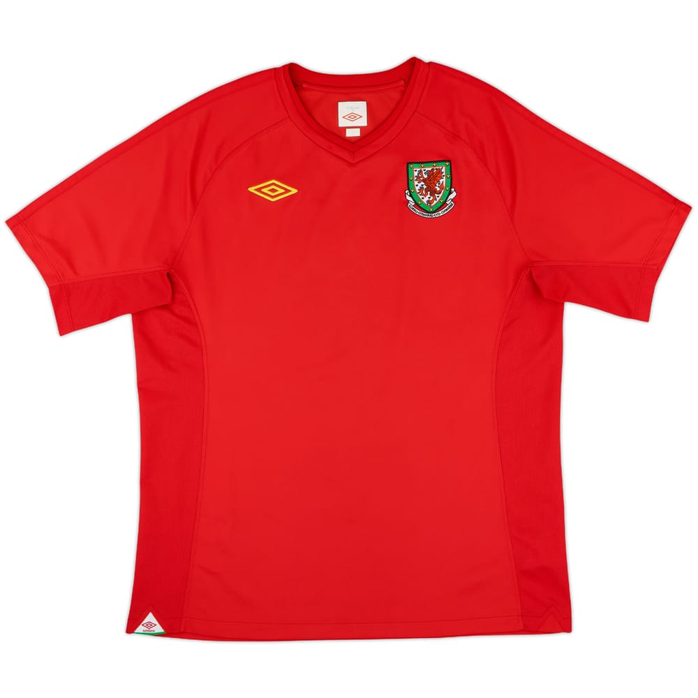 2010-11 Wales Home Shirt - 8/10 - (L)