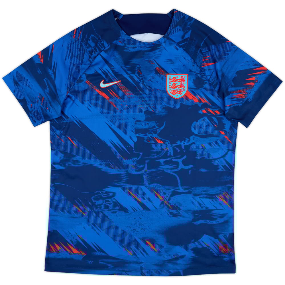 2022 England Nike Pre-Match Shirt - 9/10 - (L)