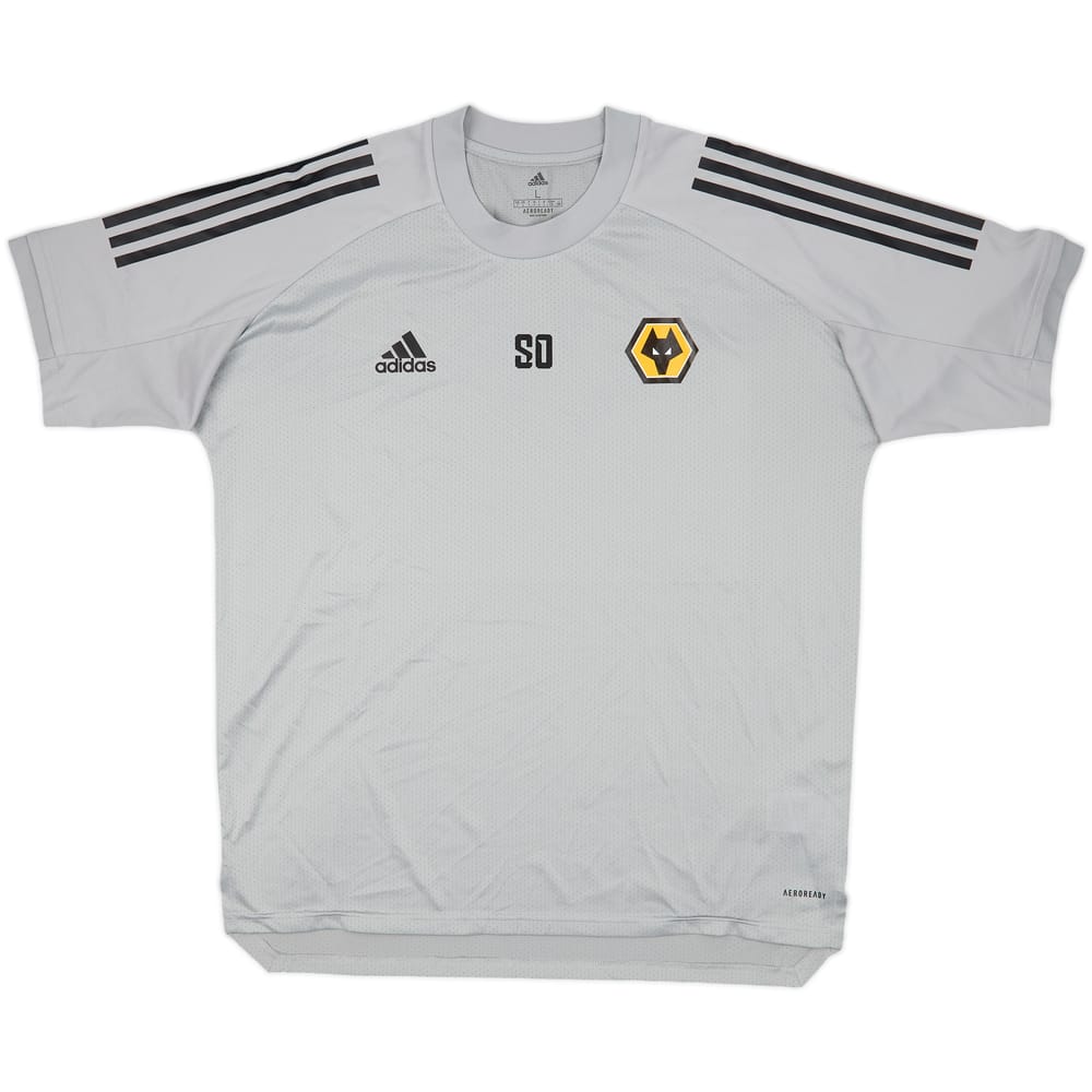 2019-20 Wolves Staff Issue adidas Training Shirt 'SO' - 10/10 - (L)