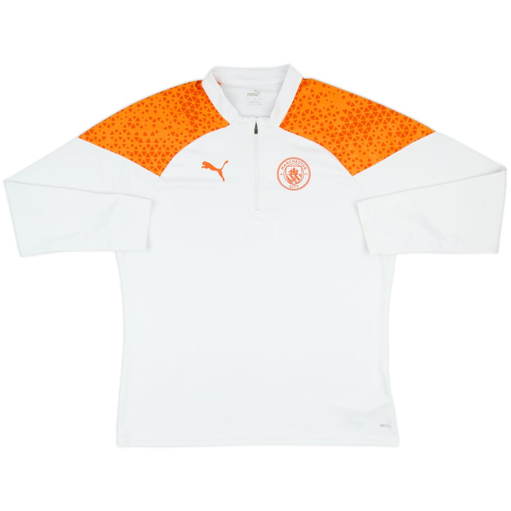 2023-24 Manchester City Puma 1/4 Zip Drill Top - 8/10 - (XL)