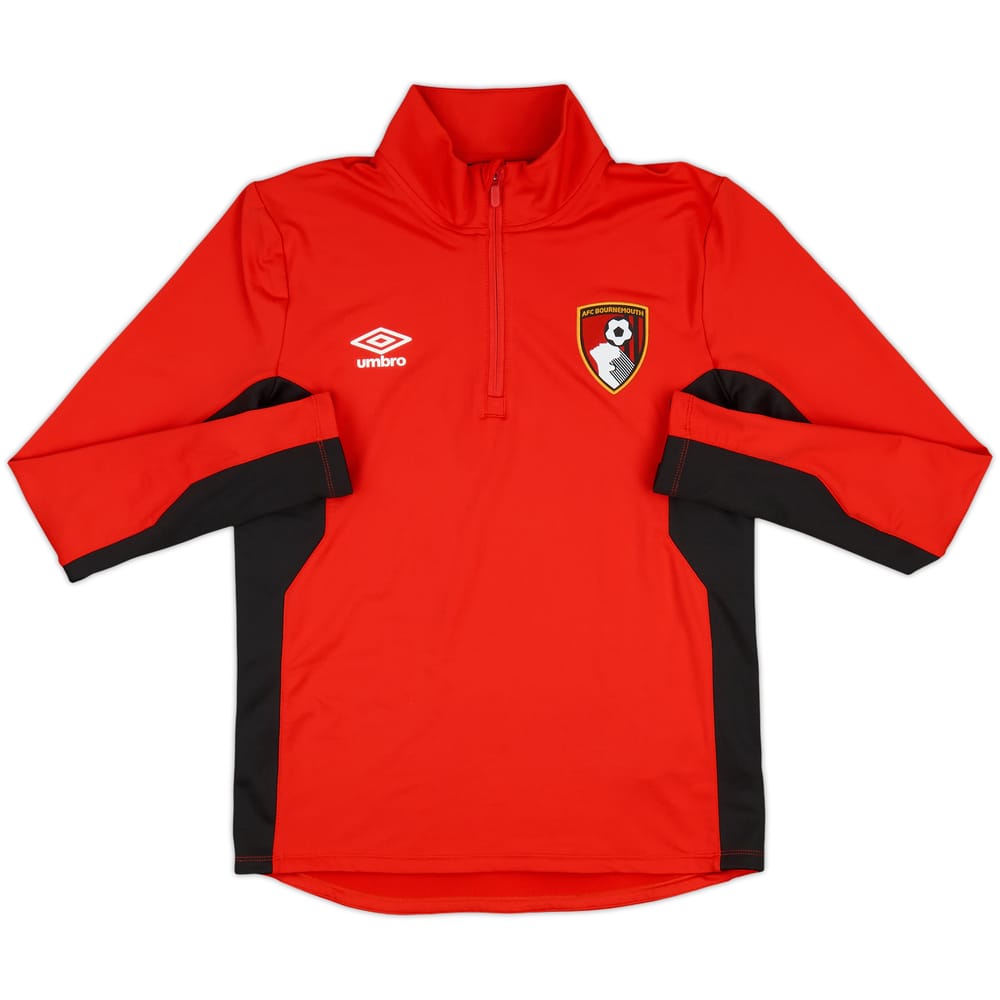 2018-19 Bournemouth Umbro 1/4 Zip Drill Top - 9/10 - (S)