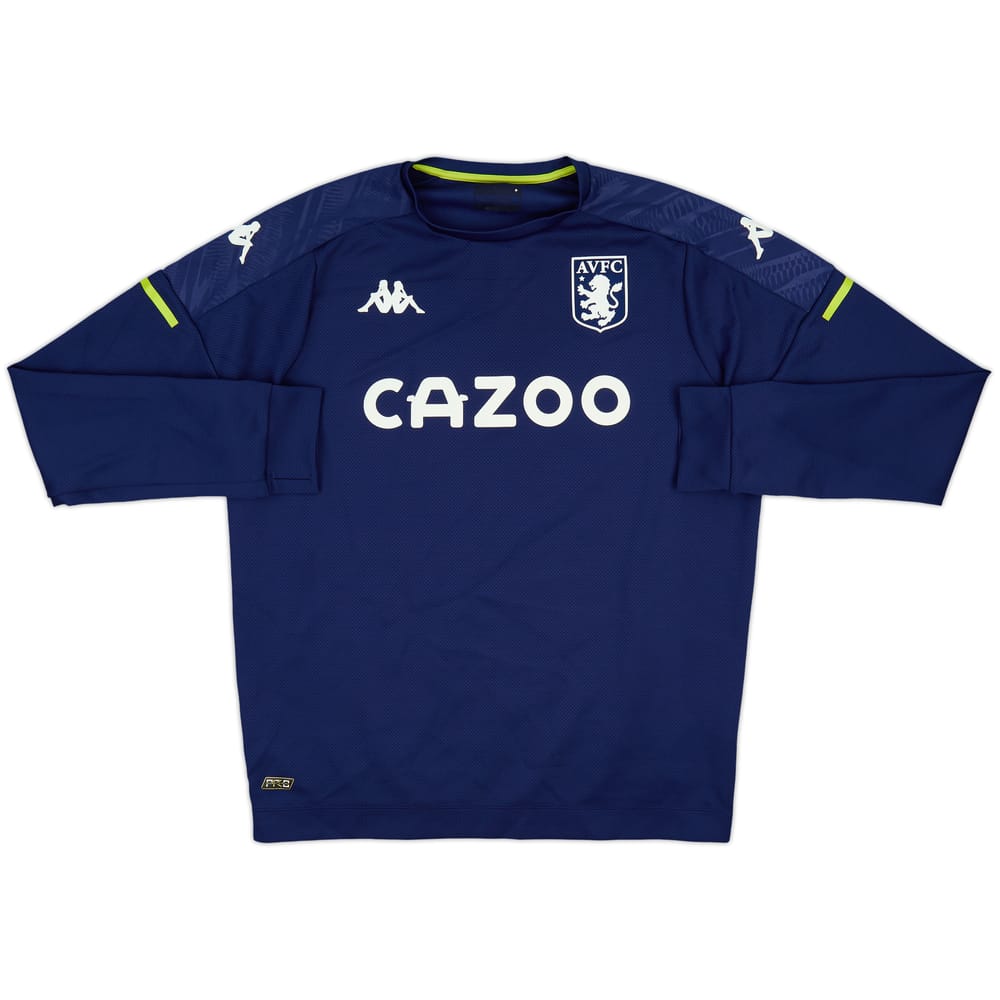 2020-21 Aston Villa Kappa Sweat Top - 8/10 - (XL)