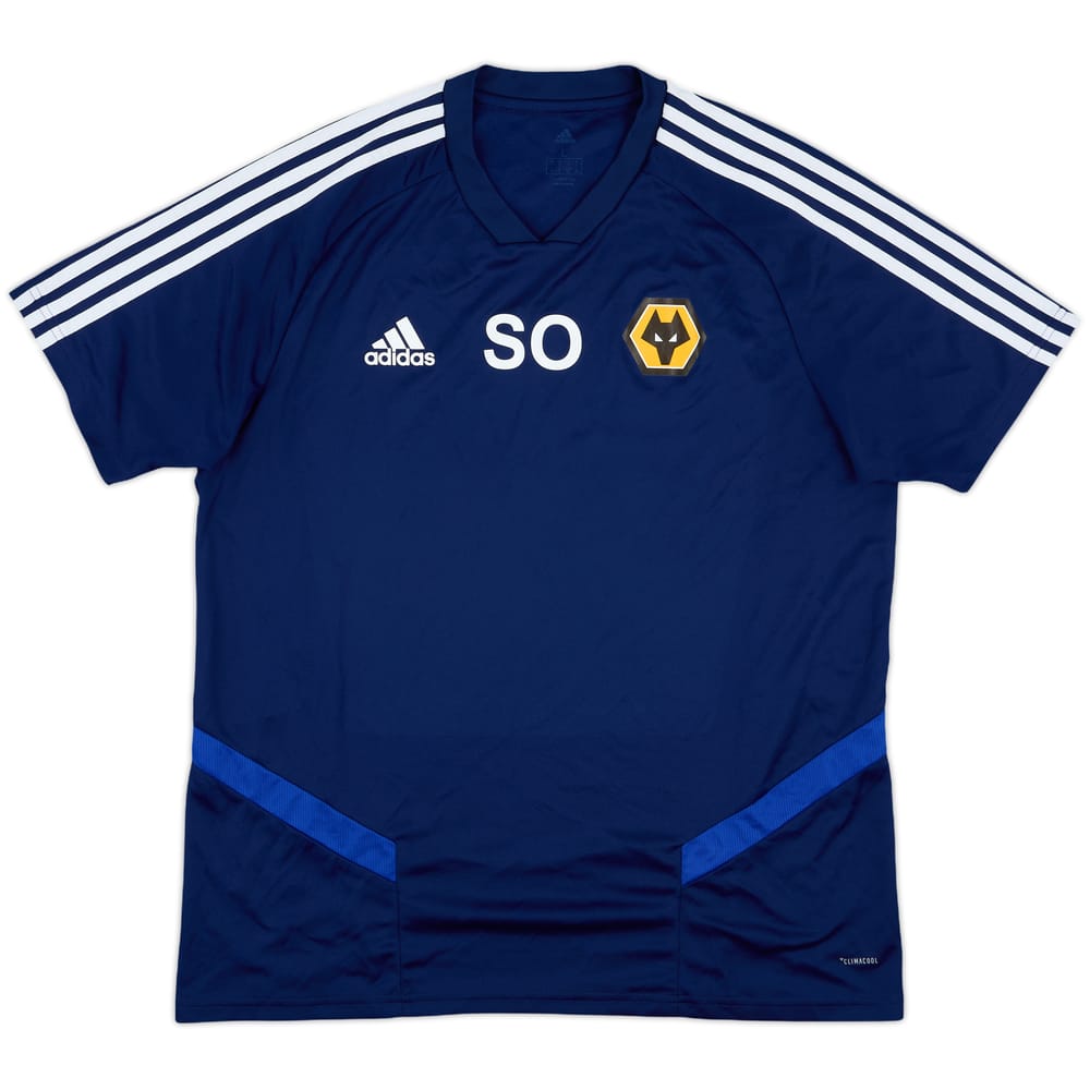 2019-20 Wolves Staff Issue adidas Training Shirt - 9/10 - (L)