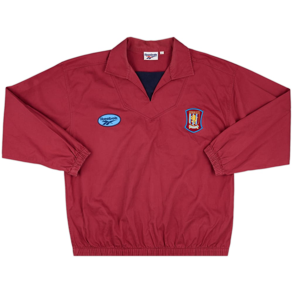 1995-96 Aston Villa Reebok Drill Top - 8/10 - (L)