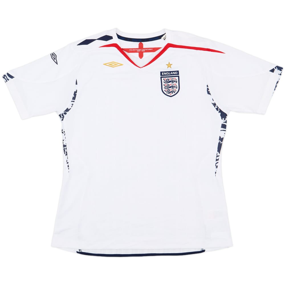 2007-09 England Home Shirt - 7/10 - (Women's L)
