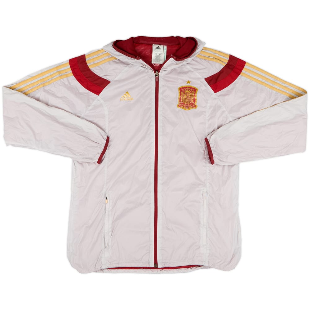 2014-15 Spain adidas Hooded Track Jacket - 7/10 - (L)