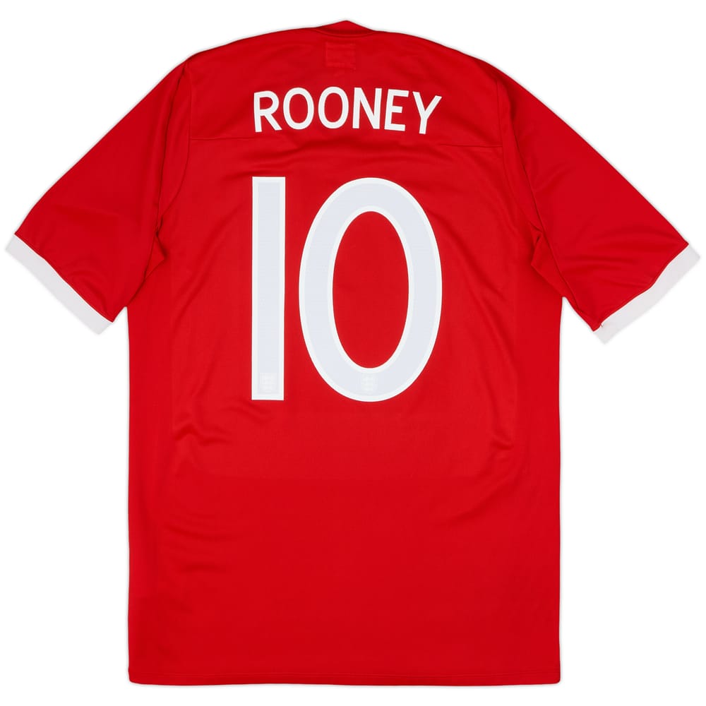 2010-11 England 'South Africa' Away Shirt Rooney #10 - 8/10 - (M)