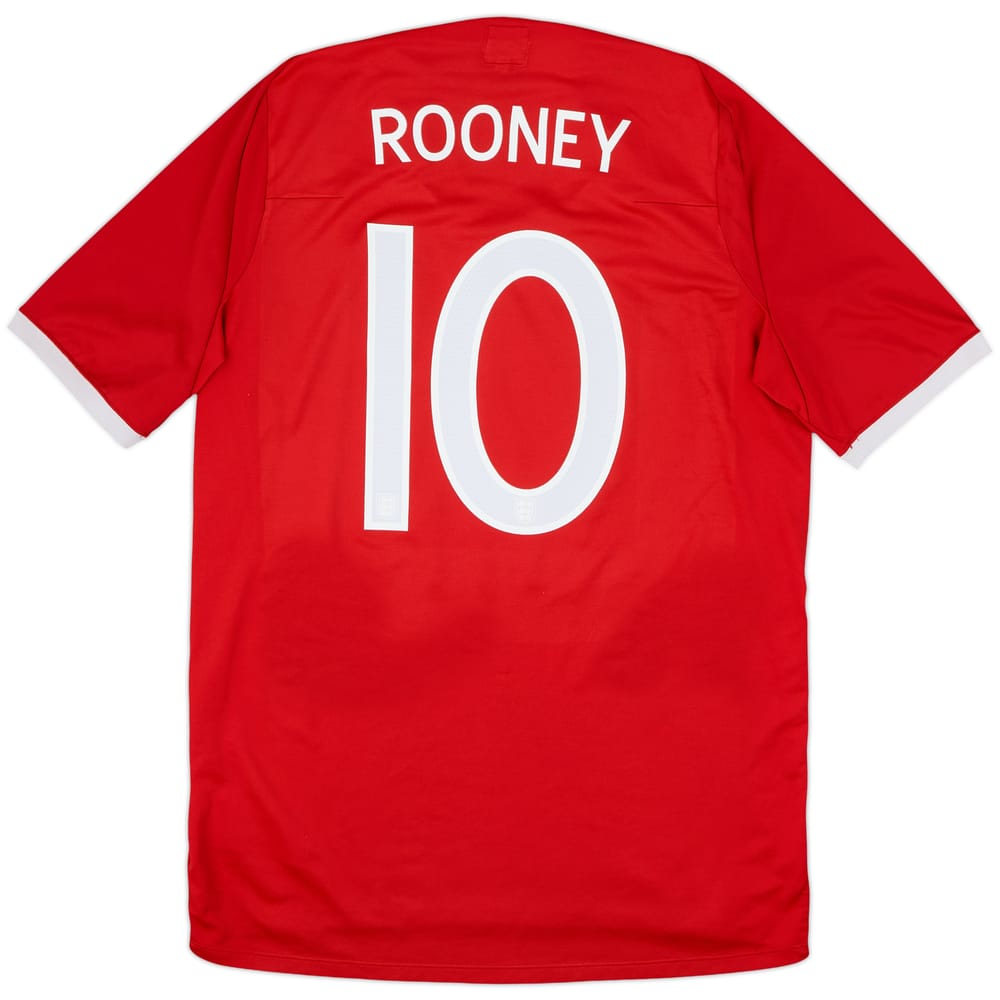 2010-11 England Away Shirt Rooney #10 - 7/10 - (L)