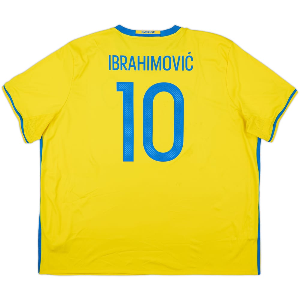 2016-17 Sweden Home Shirt Ibrahimovic #10 - 7/10 - (3XL)