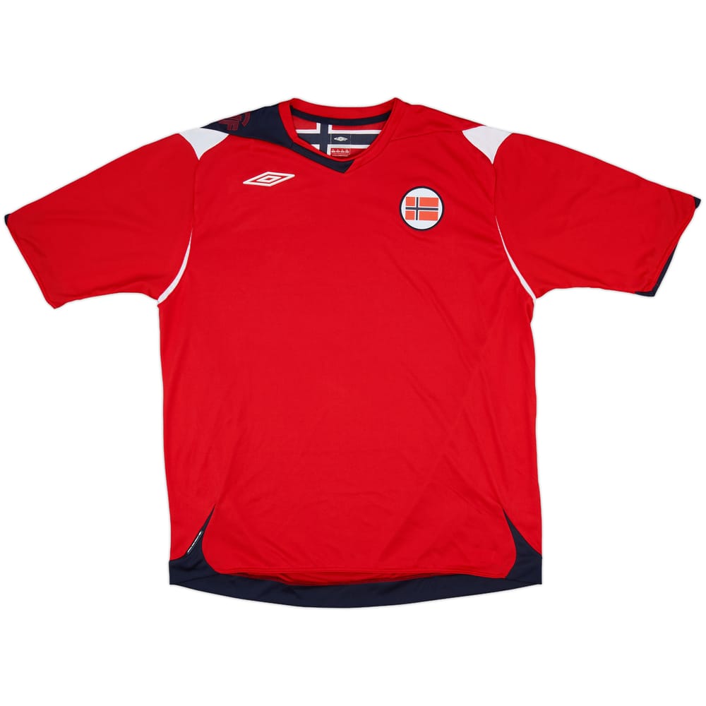 2006-08 Norway Home Shirt - 9/10 - (XL)