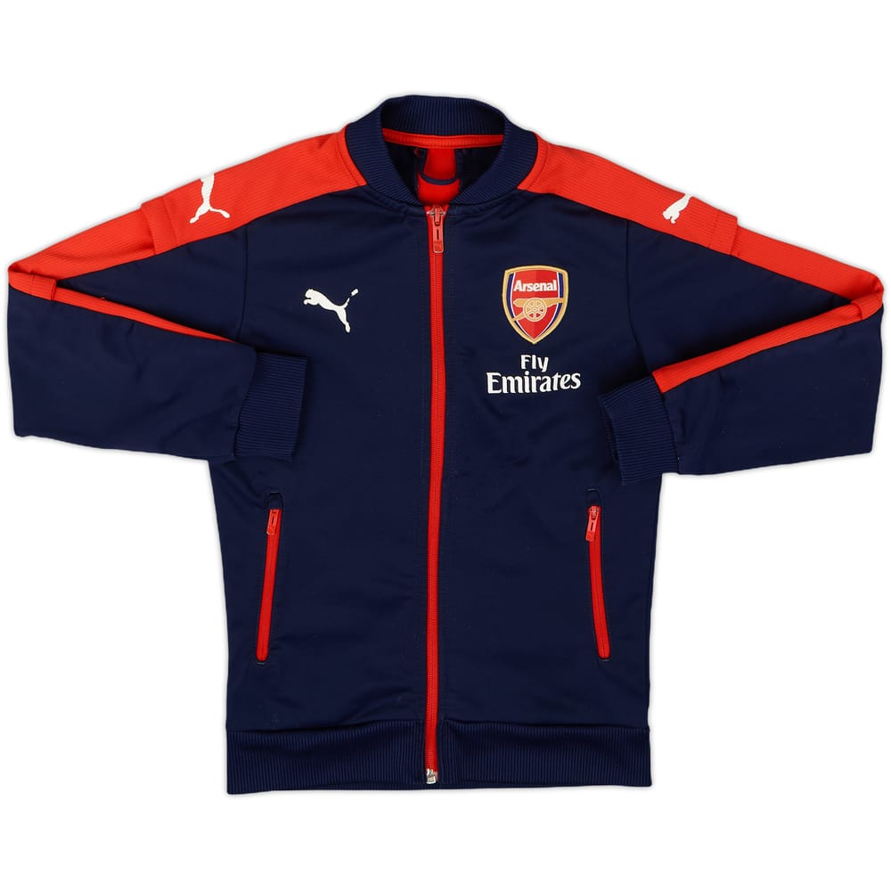 2016-17 Arsenal Puma Track Jacket - 5/10 - (S.Boys)