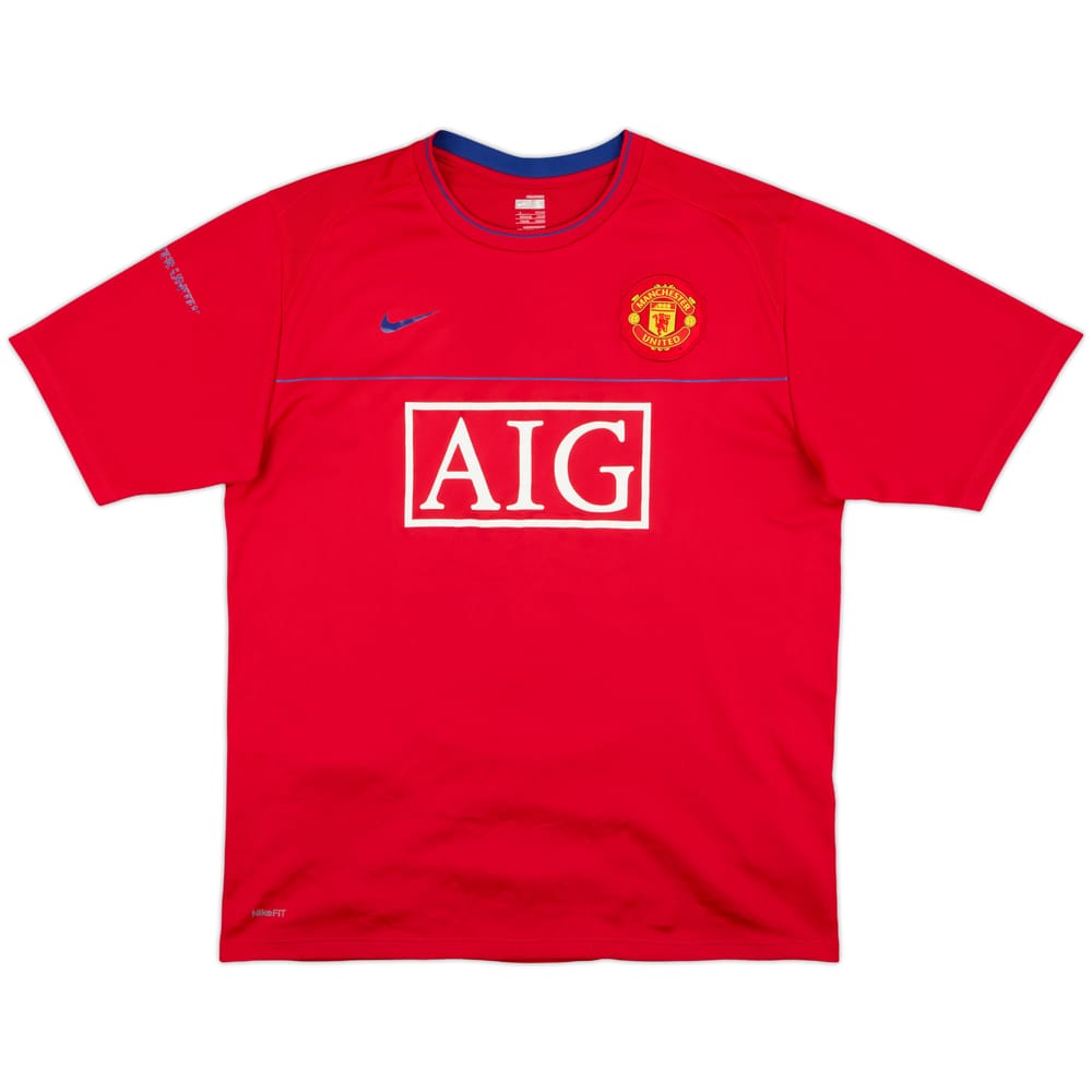 2008-09 Manchester United Nike Training Shirt - 6/10 - (L)