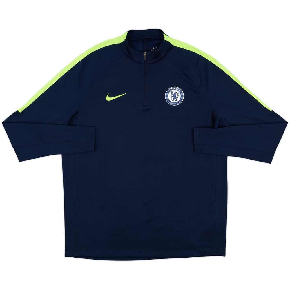 2016-17 Nike 1/4 Zip Sweat Top Template (Chelsea) - 9/10 - (XL)