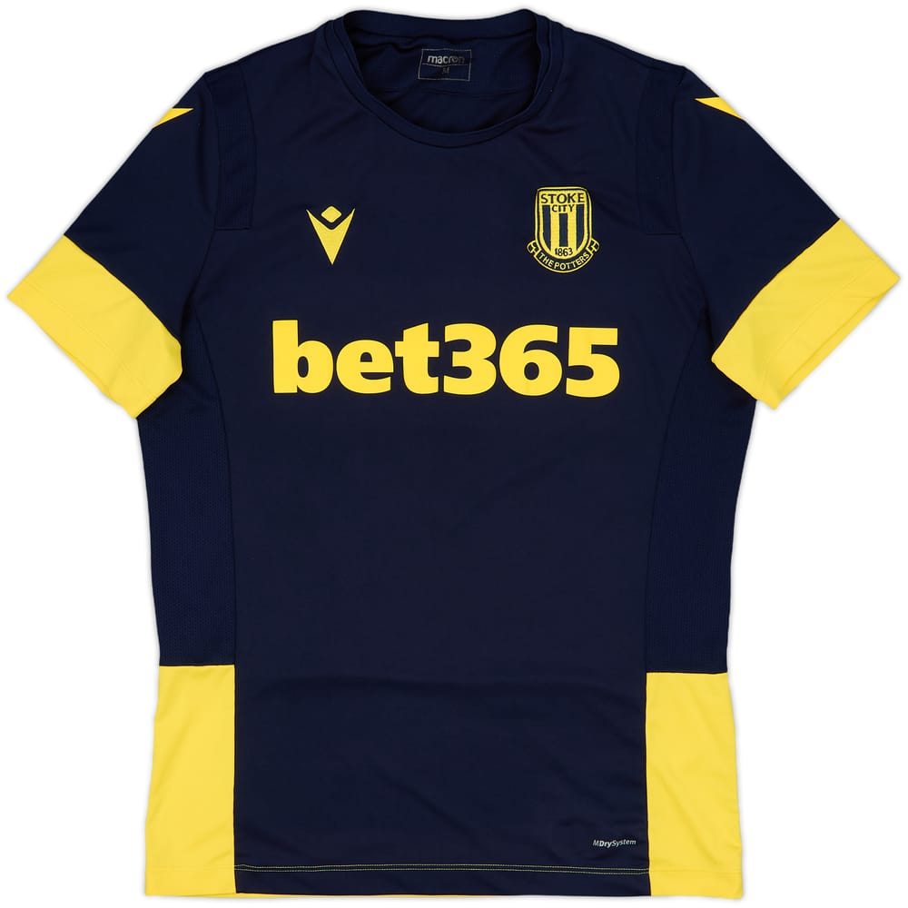 2020-21 Stoke City Macron Training Shirt - 9/10 - (M)